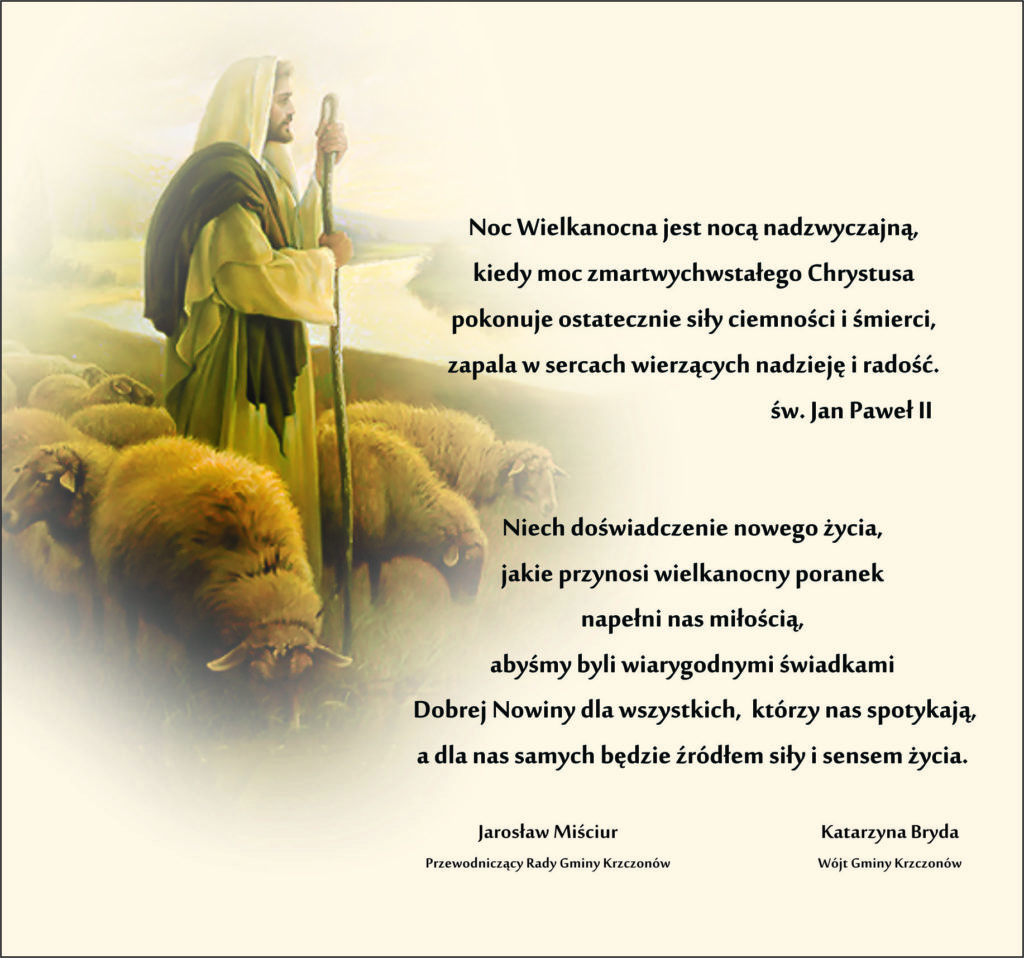 ŻYCZENIA WIELKANOC 2018