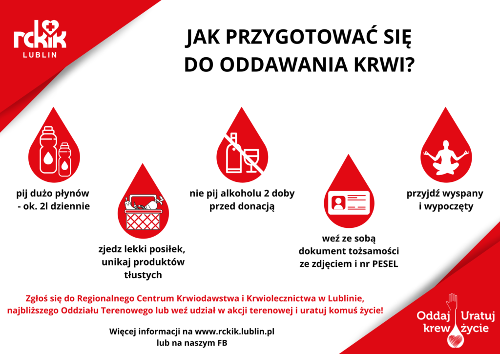 Jak się przygotować do donacji