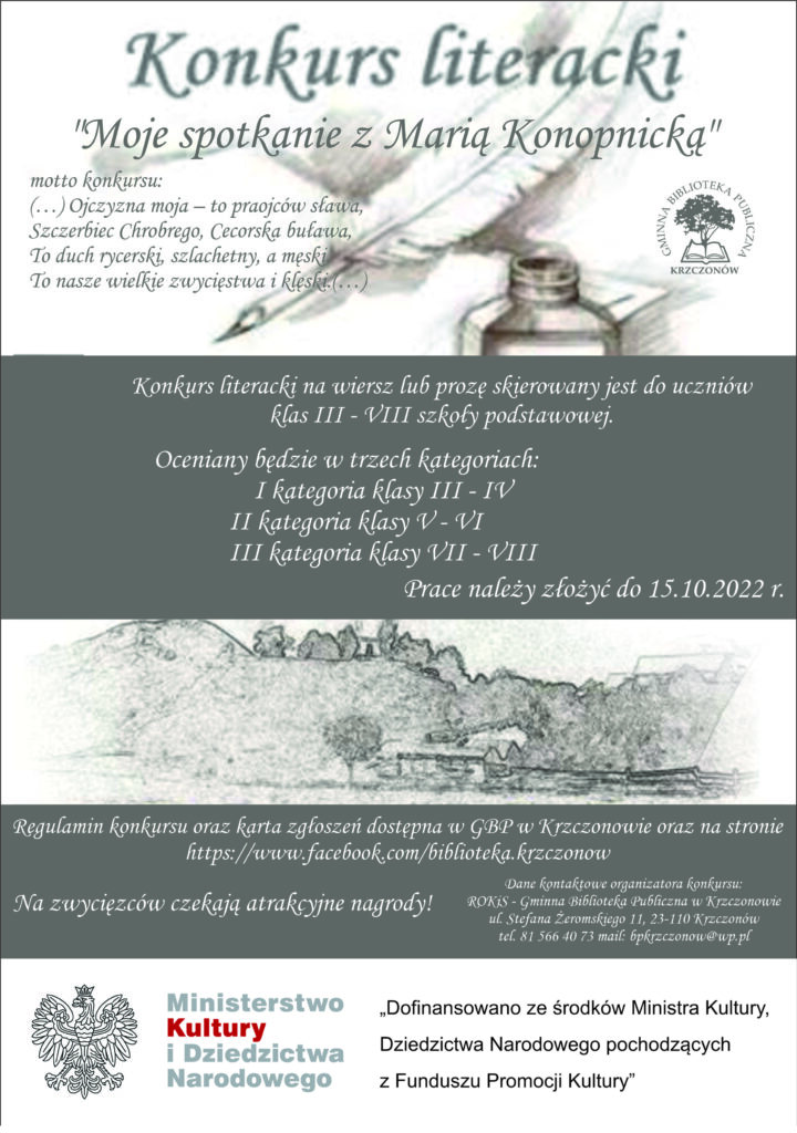 konkurs literaci w bibliotece literacki