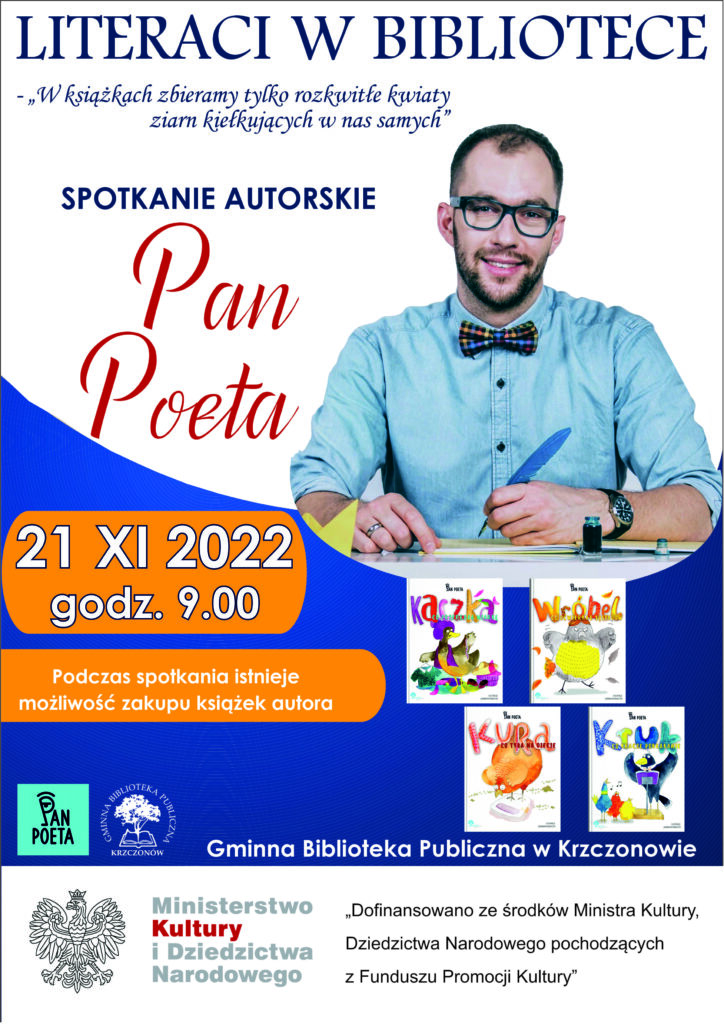 LITERACI BIBLIOTEKA LISTOPAD Pan Poeta