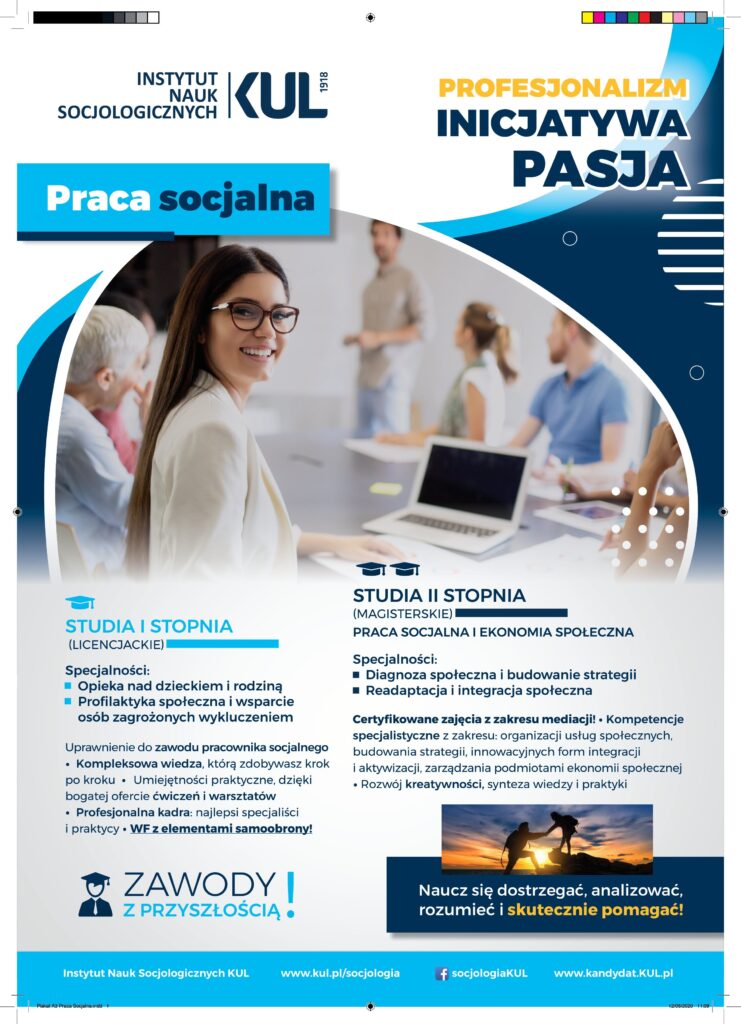 Plakat A3 Praca Socjalna