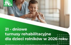 Więcej o: Bezpłatne turnusy rehabilitacyjne dla dzieci rolników